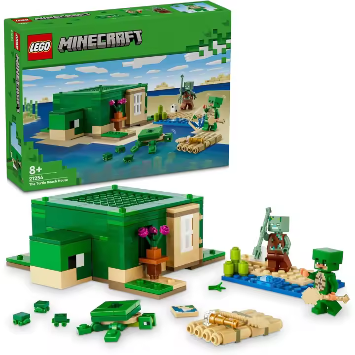 Lego Minecraft La casa tortuga de la Playa Lego  21254 - 1