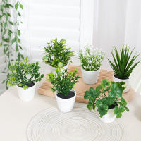 1SET De Plantas Simuladas En Maceta Para Decoración De Oficina Comercial Sala De Estar Estudio Courtyard Decoración Del Hogar Adecuado Para Mesas De Trabajo Y Espacios Comunes - details 12
