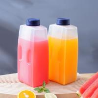 Botella De Jugo Para Nevera 2L a Prueba De Fugas Dispensador De Bebida Con Escala Para Té Frío Agua Café Leche - details 11