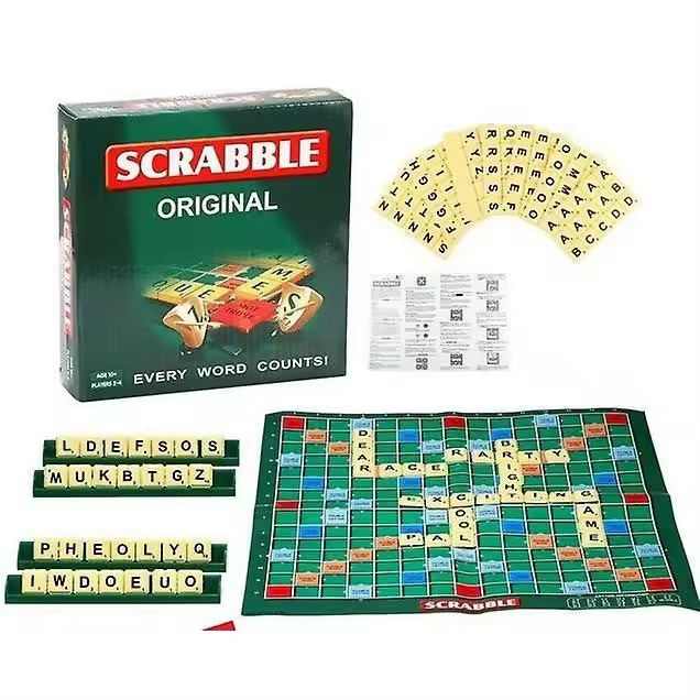 Clásico Scrabble Board Puzzle Juego - 1