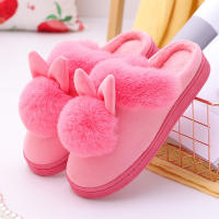 Zapatillas De Peluche Para Mujer Otoño Calientes Antideslizantes Comodidad Plush Interior De Casa Couplés Zapatos Suaves Para Hombres Sin Tacón Para Dormitorio - details 10