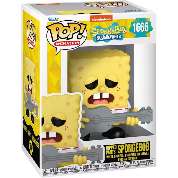 Funko Pop! TV: SBS 25th - Spongebob Squarepants - SB with Guitar - Figura de Vinilo Coleccionable - Idea de Regalo- Mercancia Oficial - Juguetes para Niños y Adultos - TV Fans - MR POPYE - 1