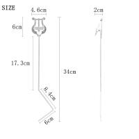 Soporte De Música Para Técnico De Marcha Universal De Metal Plateado Soporte Para Instrumentos De Viento Y Trompeta Tenor Euphonium - details 3