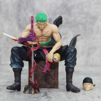 Figura De Anime Roronoa Zoro Sentado 15cm Modelo Ornamento De Escritorio Para Coleccionistas Jóvenes Hombres Decoración De Juguetes - details 1