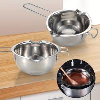 Pote De Cera De Vela De Acero Inoxidable Para Derretir Chocolate Y Caramelos Con Manija Resistente Al Calor Accesorio Para Fabricación De Velas - details 0