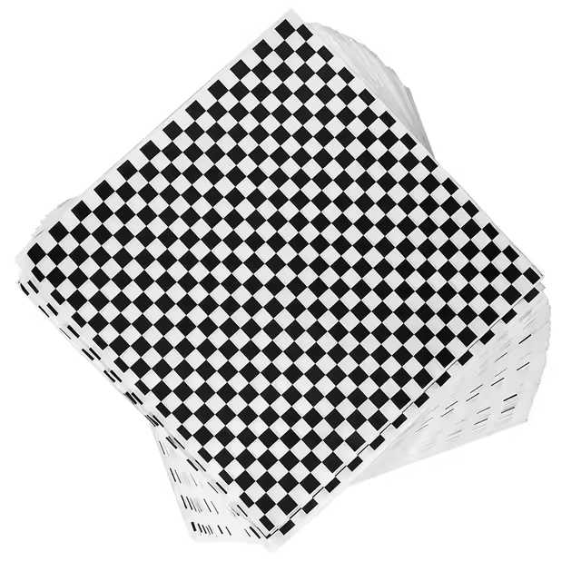 25Pcs Papel De Cera Alimenticio Para Hornear Papel Grasiento Para Pan Sandwiche Burger Frituras Herramientas De Cocina Desechables Y Ecológicas - 1