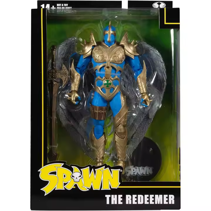 MCFARLANE  TOYS - Spawn - Figura de acción El Redentor - Incluye una espada y una base - Diseñado con ultra articulación - Recomendado para mayores de 14 años - 1