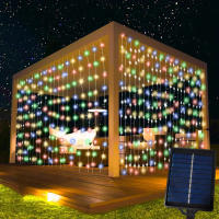 Luces De Hilo De Cobre Solar Para Exterior 3/6x3M Guirnalda De Hadas Para Navidad Halloween Cumpleaños Regalo De Boda Decoraciones - details 8