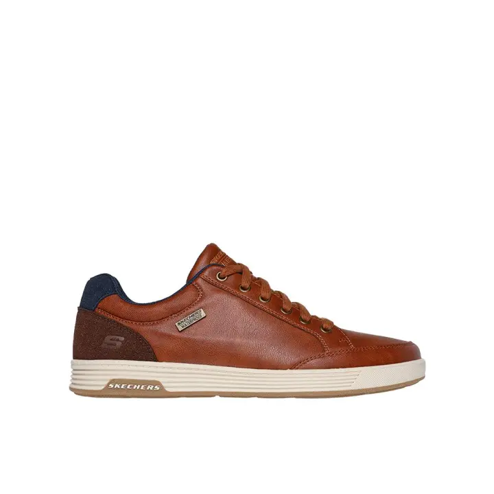 Skechers Zapatillas Cavell en color Marrón de Hombre modelo 210944_LUG con tacón plano de 2cm y cordones 90385 - 1