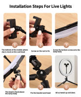 Anillo De Luz LED Para Auto Fotografía 10 Pulgadas 26 Cm Con Iluminación De Rellenado Para Grabación De Video Y Transmisión En Vivo Lámpara De Auto Selfie - details 5