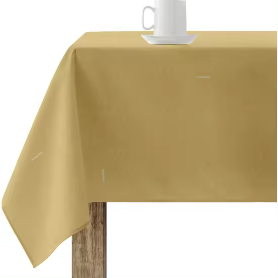 BL BELUM  Mantel Resinado Antimanchas MasterChef Modelo: 0400-76 Tejido: 100% Algodón - Mantel NO Hule tacto algodón muy suave - Mantel Impermeable repelente líquidos - Mantel Elegante Made By BL BELUM - Mantel No traspasan Líquidos Made Spain - 1