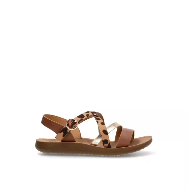 SANDALIA CRUZADA ARMONY 10129 DERAWAN 02, LEOPARDO - 1