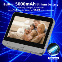 Camara De Puerta Inteligente 2-Way Talk WiFi Con Batería Peephole 3MP Monitor Digital 4.3 Pulgadas Vídeo Nocturno Infrarrojo - details 13
