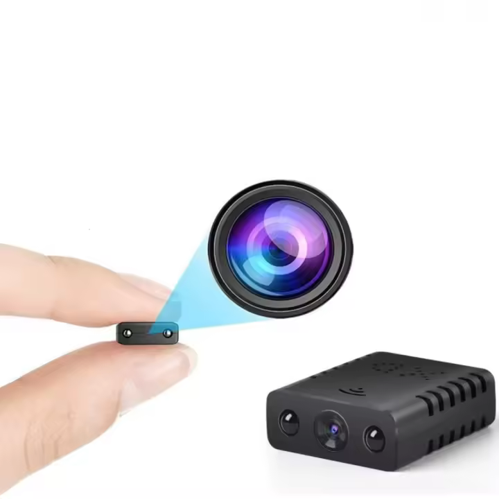 Mini cámara oculta Cámara de seguridad inteligente Cámara WiFi, Cámara de seguridad para el hogar interior, Cámara de seguridad remota HD1080P Detección de movimiento gran angular de 110°, Mini cámara oculta - 1