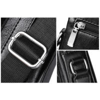 Bolso De Hombro Vintage Para Hombres Bolsos Cruzados Retro Con Cierre De Cremallera Bolsa De Mano De Nylon Para Occasiones Versátiles - details 7