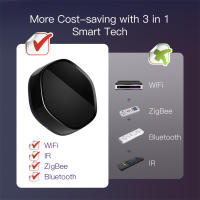 Hub Gateway Multi-Modo Tuya ZigBee Para Casa Inteligente Wireless Bridge Malla Bluetooth IR Control Remoto Alexa Google Smart Life - details 8