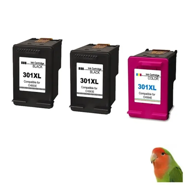 Nobrand Cartuchos de Tinta HP 301XL para Impresoras HP - Pack de 3 - 1