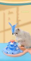 Juguete Para Gatos Con Diseño De Delfín Y Plumas Juego Interactivo Automático Divertido Con Palillo De Madera Para Mascotas - details 3