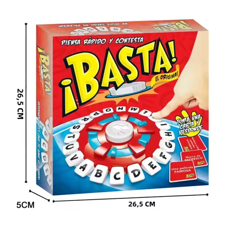 Juguetes De Mesa Educativos Para Niños Juego Alfabético Locura En Inglés Y Español Tablero Interactivo Para Niños Juguetes De Cartón - 1