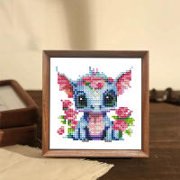 Huacan Nuevas Llegadas 12pcs Pintura De Diamante Dragón Mini Mosaico Animal Redondo Hecho a Mano Hobby Decoración De Pared - details 2