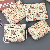 Monedero Mini Portátil De Capybara Lindo Impermeable Para Almacenamiento Cofia De Llaves Pequeña Monedero Para Adultos De Cuero - details 9