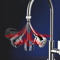 Adaptador De Grifo Universal Para Cocina 2/3 Modos Rotación 360 Grados Filtro Extensión Ahorro De Agua Rojo/Blanco/Plata - details 2