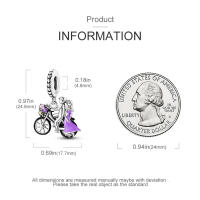Encanto De Mariposa Morada Y Oso Serie Lindo Bolas De Plata De Ley 925 Para Pulsera Original De 3mm Joyería Para Mujer Regalo - details 33