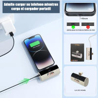 FYRA - Cargador portátil móvil Banco de Energía 5000 mAh, Mini Cargador Portátil Sin Cables, Cargador Tipo C / Lightning, FYRA CONSUMER ELECTRONICS. - details 0