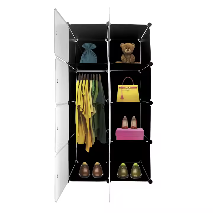 Armario Vestidor Nyana Cube 8 Cubos/Puertas 147x75x47cm - 1