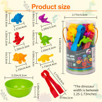 Juguetes De Aprendizaje Para Bebés Cuenta Y Organiza Animales Montessori STEM Regalo Para Niños Actividades De Matemáticas Y Coloración En Preescolar - details 9