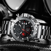 Reloj De Pulsera De Lujo Para Hombres CRRJU Grande Dial En Acero Inoxidable Impermeable Cronógrafo Con Fecha Relogio Masculino - details 21