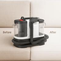 Limpiatapicerías Jocca con agua, 500W, depósito doble (1800ml limpio / 1300ml sucio), manguera 1,5m, elimina manchas, ácaros y bacterias en sofás, colchones, alfombras, cortinas. Compacto, potente y fácil de usar. Radio de limpieza 5 m. - details 0