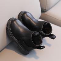 Botas De Invierno Para Niños Y Niñas Estilo Británico Con Cierre De Cremallera Lateral Antideslizantes De Cuero Transpirables Talla True Fit - details 11