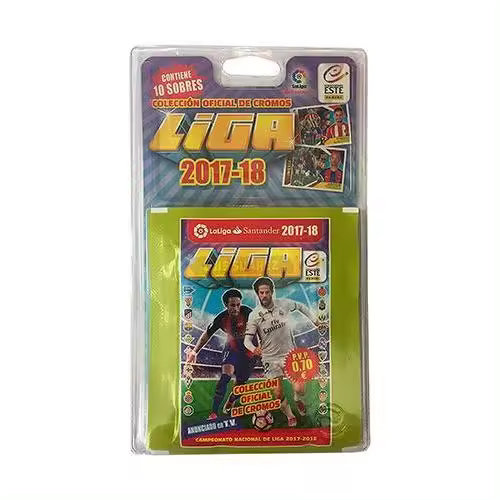 Blister 10 Sobres Panini Liga Este Santander 2017-18 - 1