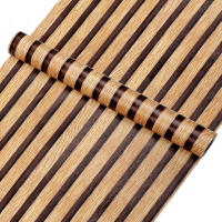Papel Tapiz PVC Impermeable De 45cm Para Decoración De Hogar Pared Escritorio Armario Rayas De Madera Autoadhesivo Para Oficina Y Estudio - details 5