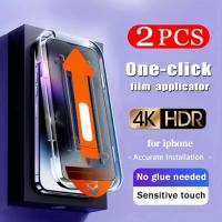 Protector De Pantalla Privacidad Oleofóbico 8K Para iPhone 14 11 13 15 pro Max 12 Mini 15 plus 2Pcs Instalación Sin Polvo - details 0