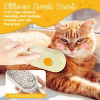 Cepillo De Peluquería Para Perros Y Gatos 3 En 1 Con Vaporizador Cepillo De Aseo Para Mascotas Anti-Polvo Y Pelusa Cepillo De Masaje - details 5