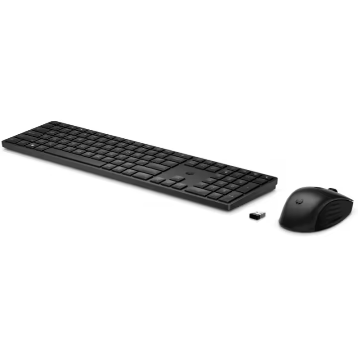 HP - Combo de teclado y ratón inalámbricos 650, negro 4R013AA - 1