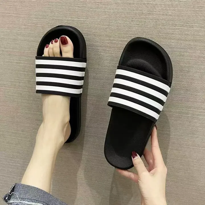 Zapatillas de mujer antideslizantes de moda para el verano, suaves para casa o exterior, ideal para baño y suelo - 1