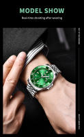 Reloj De Cuarzo Para Hombre LIGE Lujo Diamantes Oro Reloj Impermeable Acero Inoxidable Luminoso Reloj De Negocios Para Hombres - details 11