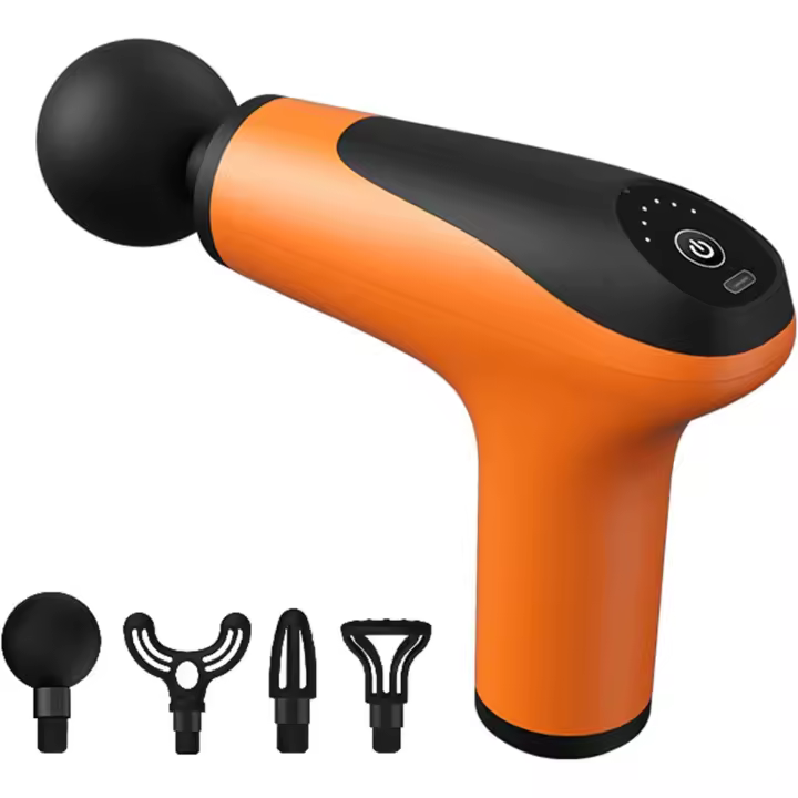 PORCHEDDU Mini Pistola de masaje, masaje muscular Pequeño, masajeador portáthil, Pistola de masaje de percusión, compacta y Ligera, recarga Type-C, Gift de relajación para todo el cuerpo y la espalda, adecuado para helbres y Mujeres - 1