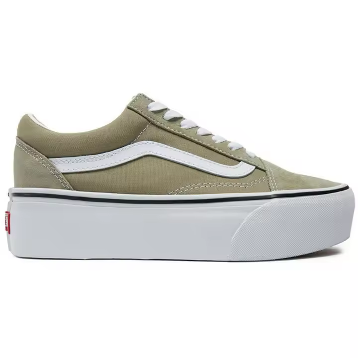 Zapatillas marca Vans modelo Vn0009Pzolv1 para mujer en color verde - 1