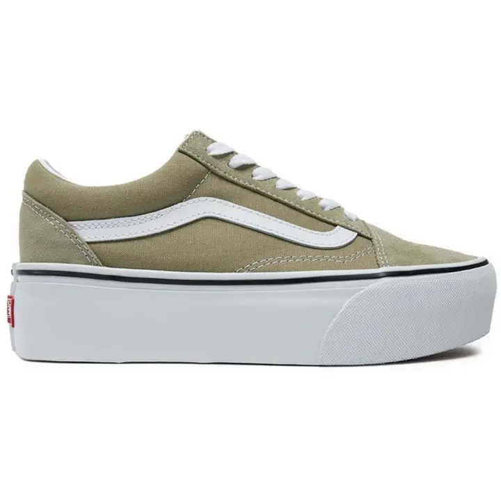 Zapatillas marca Vans modelo Vn0009Pzolv1 para mujer en color verde - 1