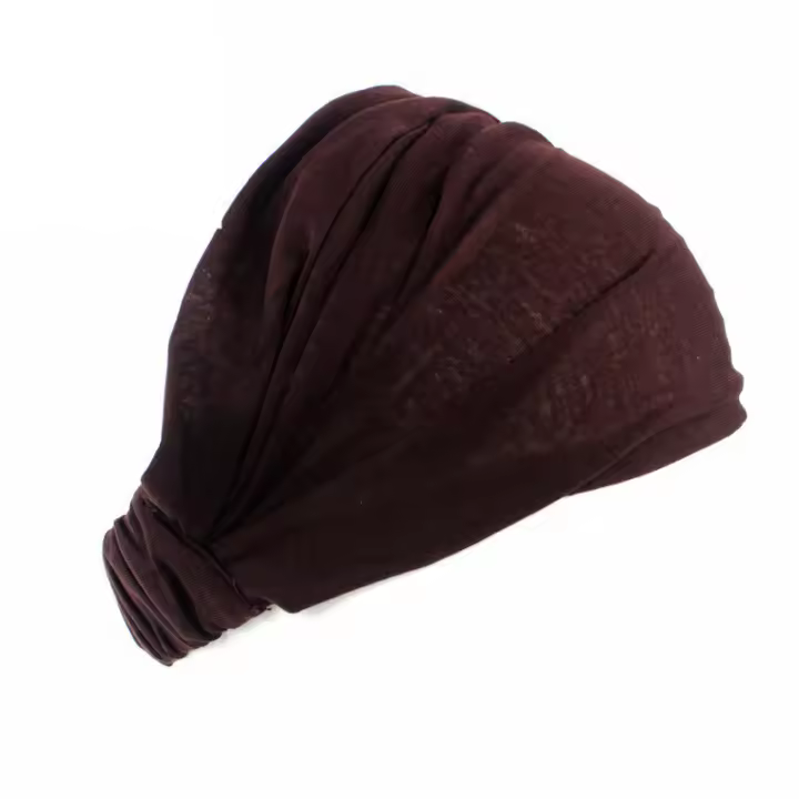 Nueva Bandeja De Cabello De Algodón Para Mujer En Verano Ancha Elástica Suave Deporte Yoga Correr Sudoración Tenis Gimnasio - 1