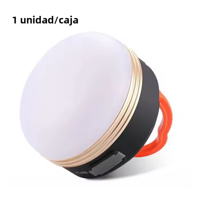 Linterna LED Portátil Recargable USB 1800mAh Para Camping Y Senderismo Lámpara De Mesa Nocturna Con Colgador De Mesa - 1