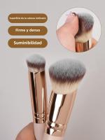 MAANGE 5 Pcs Cepillos De Maquillaje Portátiles Para Viajes Cepillo De Polvo Cepillo De Rubor Cepillo De Base Cepillo De Contorno Regalo De San Valentín - details 7