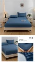 Sábana Protectora Impermeable Para Cama Doble 160x200 Anti-bacterias Anti-pulgas Lavable Tejida Con Técnica De Tat Forro Poliéster 300TC - details 22