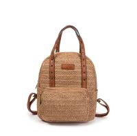 Mochila de Cuero PU y Papel de Rafia – Estilo Boho Chic para Primavera 2025| Disponible en dos colores - details 6