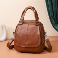 Mochila Retro Pequeña Para Mujer Mochila Multifuncional De Gran Capacidad Bolso Cruzado De Hombro Viaje Mini Bolso De Mano - details 2
