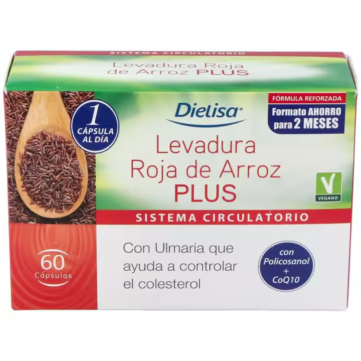 Dietisa Levadura Roja De Arroz Plus Sistema Circulatorio 60Caps - 1